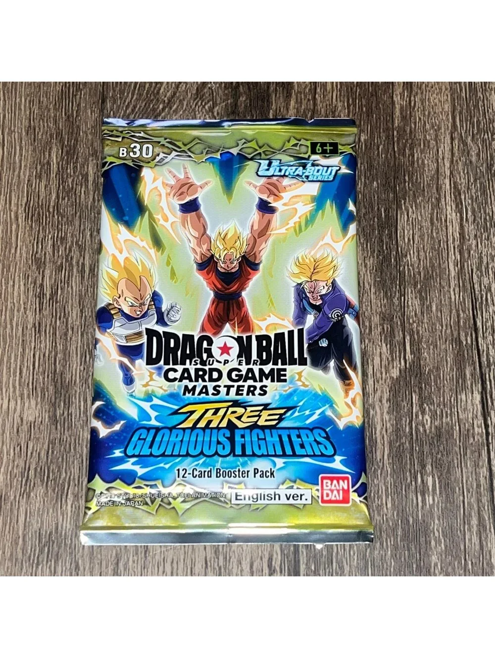 Dragon Ball Super DBS Master TCG Three Glorious Fighters (BT30) Pack DBZ